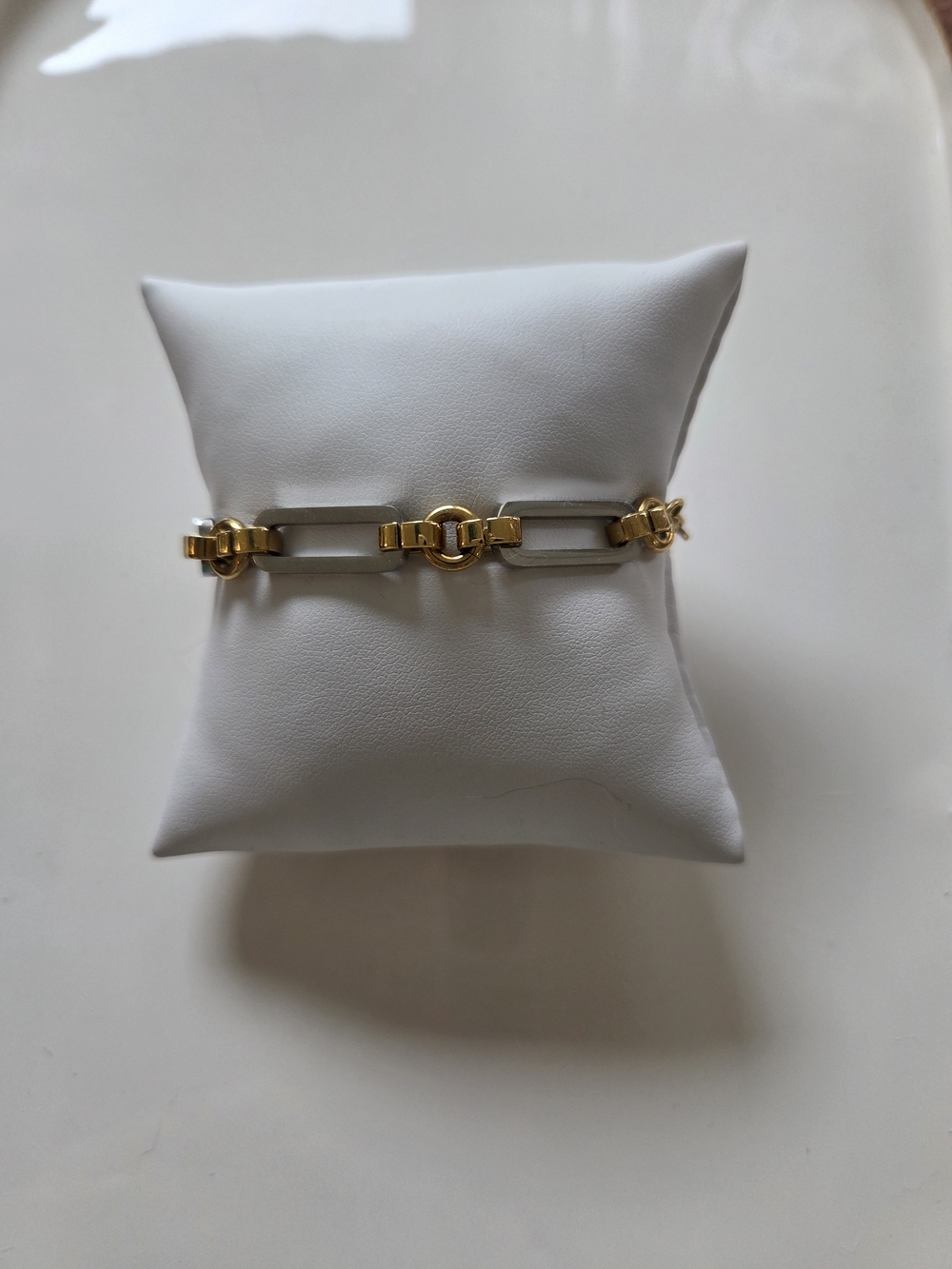 Tocata -  Gold and Silver Two-Tone Link Bracelet